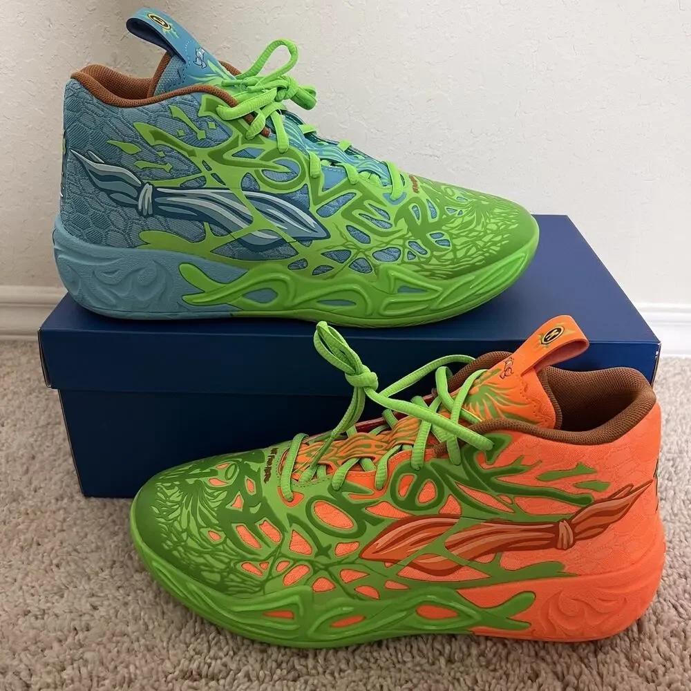 PUMA MB.04 Teenage Mutant Ninja Turtles Sneakers Green 311307-01 Size 9.5 New